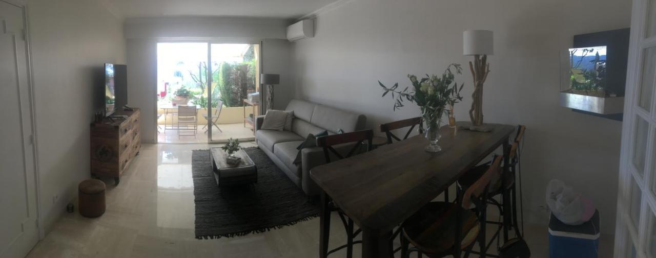 Clim Jardin Et Parking Prive -Piscine Tennis Et Park Vue Mer 그하쓰 외부 사진